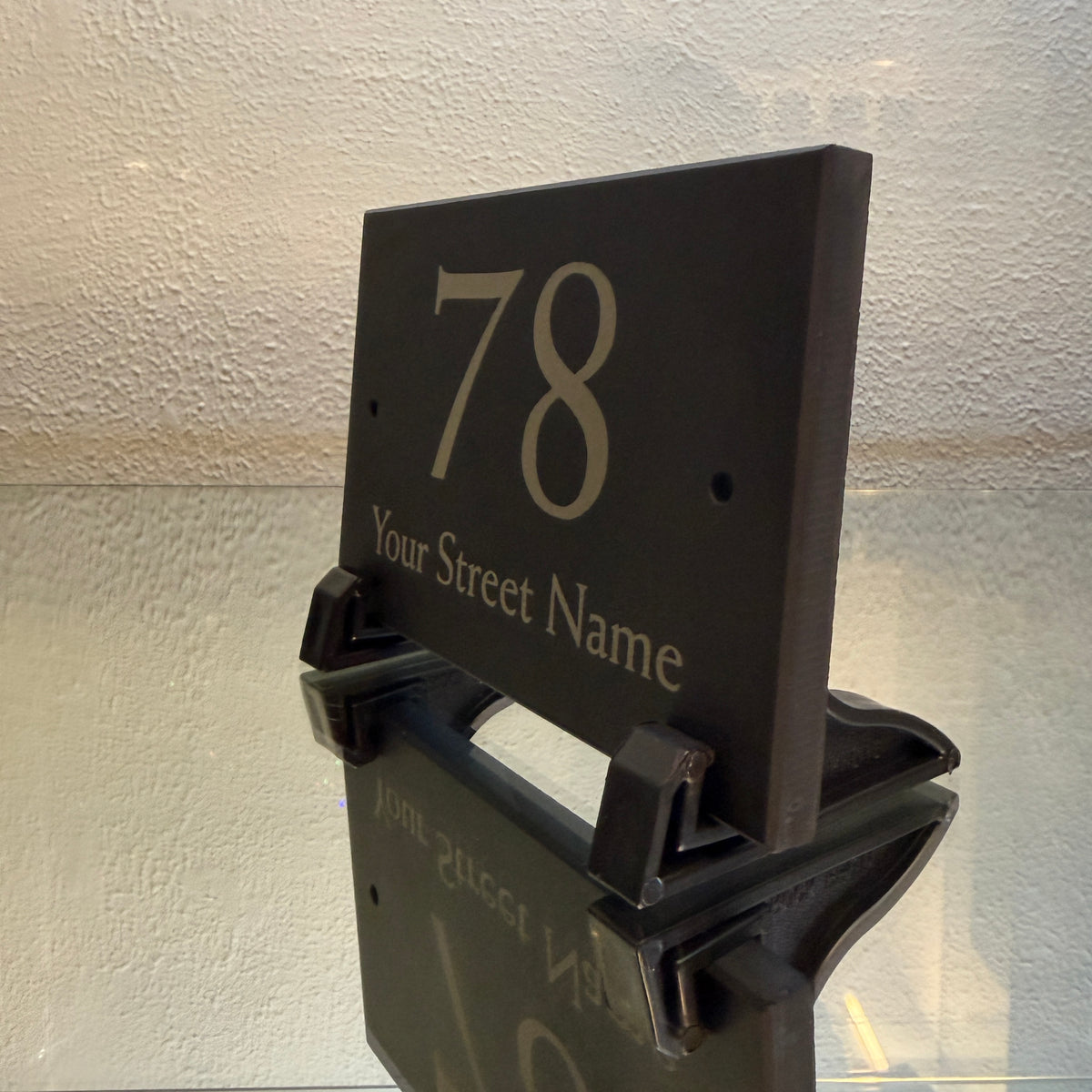 Small Slate House Number | Personalised Engraved Sign