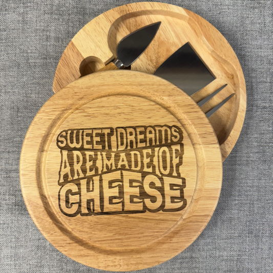 Sweet Dreams Are Made Of Cheese | Engraved Cheeseboard