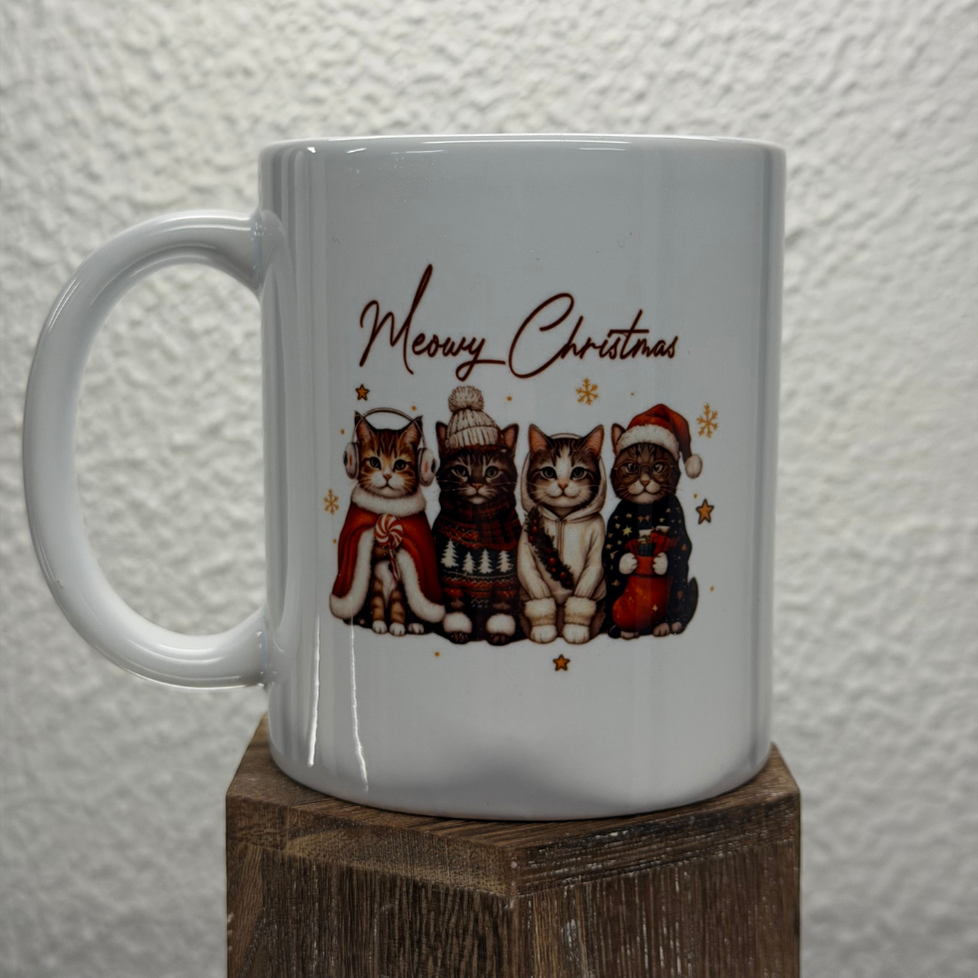 Meowy Christmas 11oz Mug