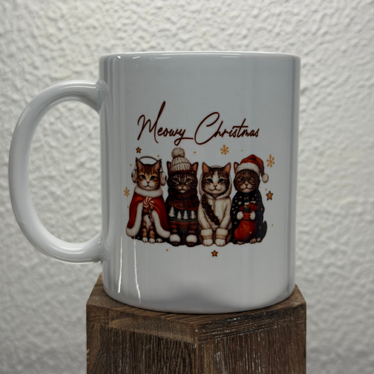 Meowy Christmas 11oz Mug