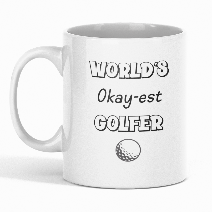 World's Okay-est Golfer Mug (11oz)