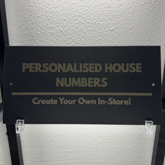 Large Slate House Sign | Personalised Engraved Door Plaque