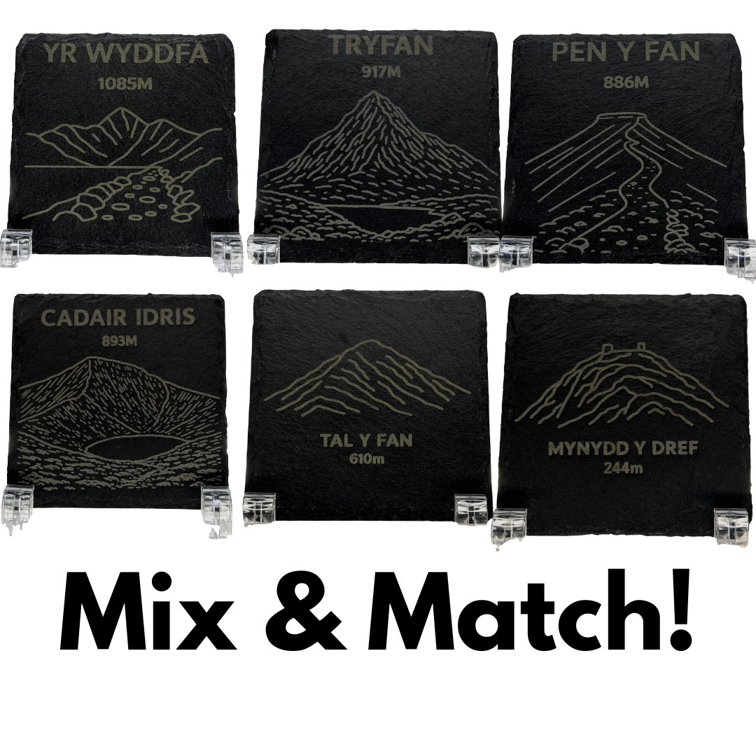 Welsh Peaks Coaster Set