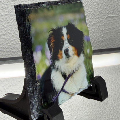 Personalised Dog Photo Slate – Custom Pet Picture Keepsake