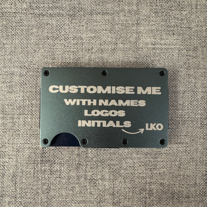 Personalised RFID Blocking Wallet