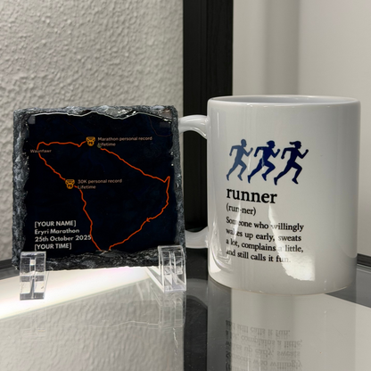 The Runner's Bundle | Mug & Strava Slate Gift Set