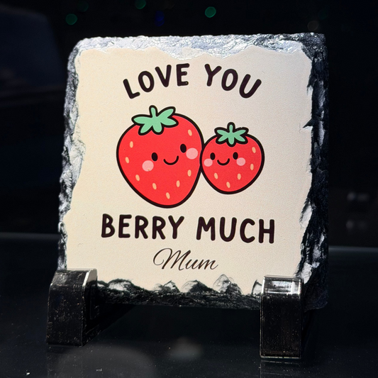Love You Berry Much Photo Slate – Mother’s Day Gift