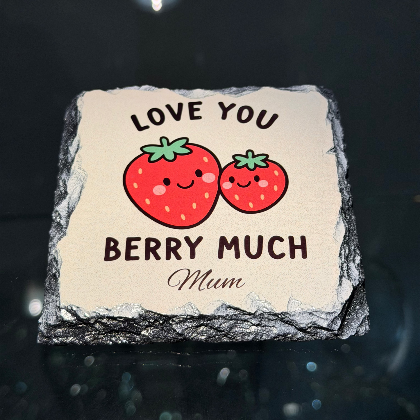 Love You Berry Much Photo Slate – Mother’s Day Gift