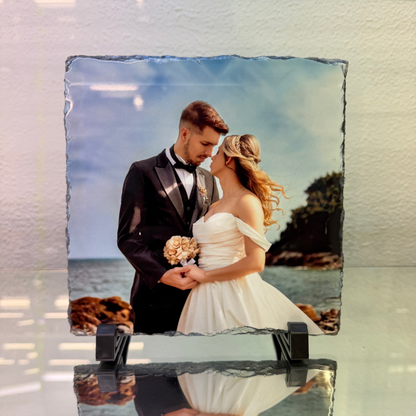20x20cm Personalised Photo Slate