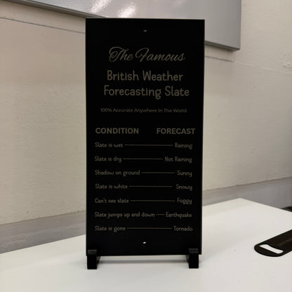 British Weather Forecasting Slate