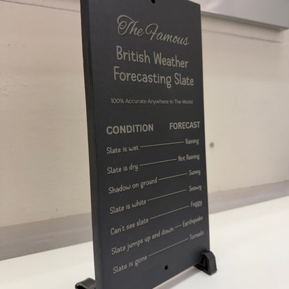 British Weather Forecasting Slate