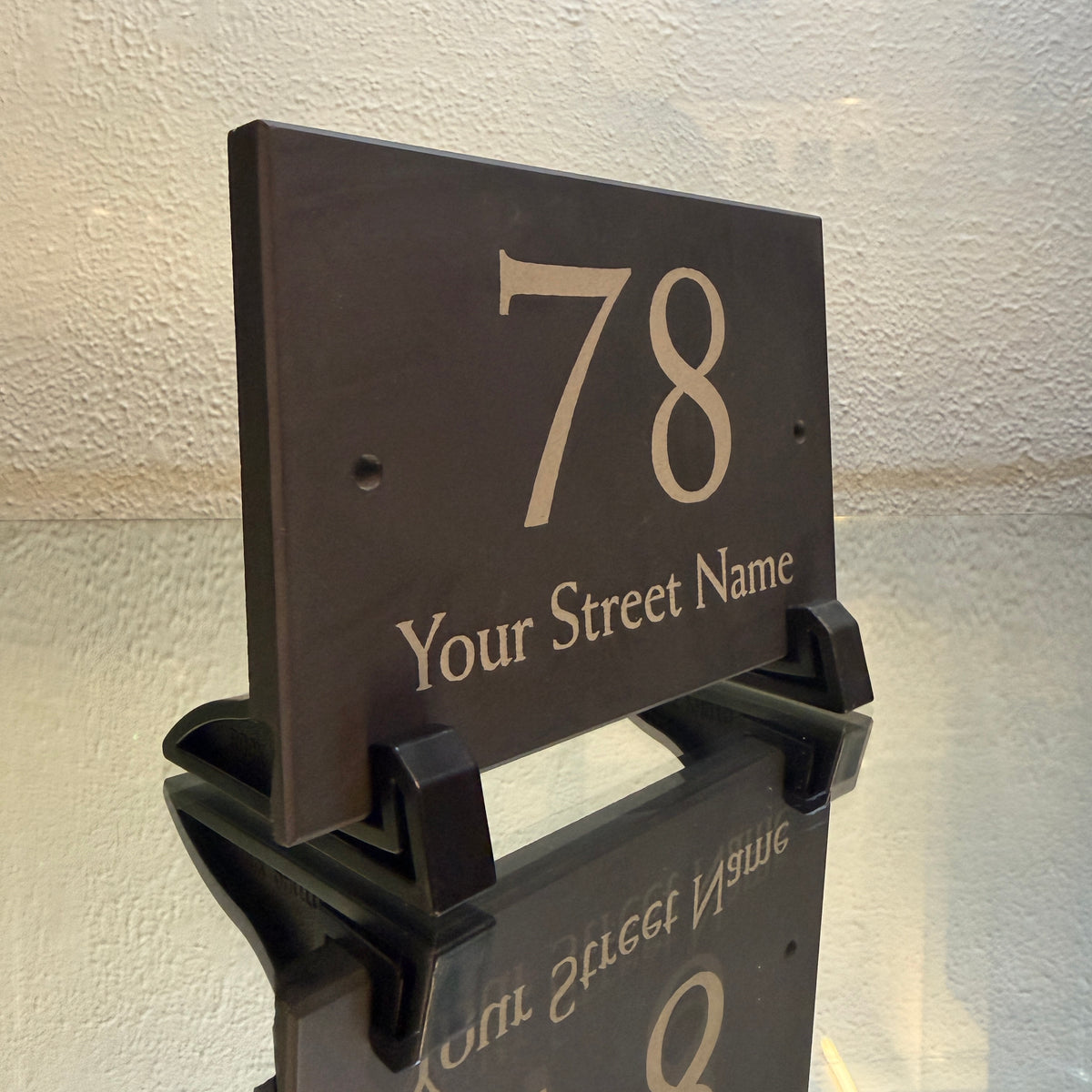 Small Slate House Number | Personalised Engraved Sign