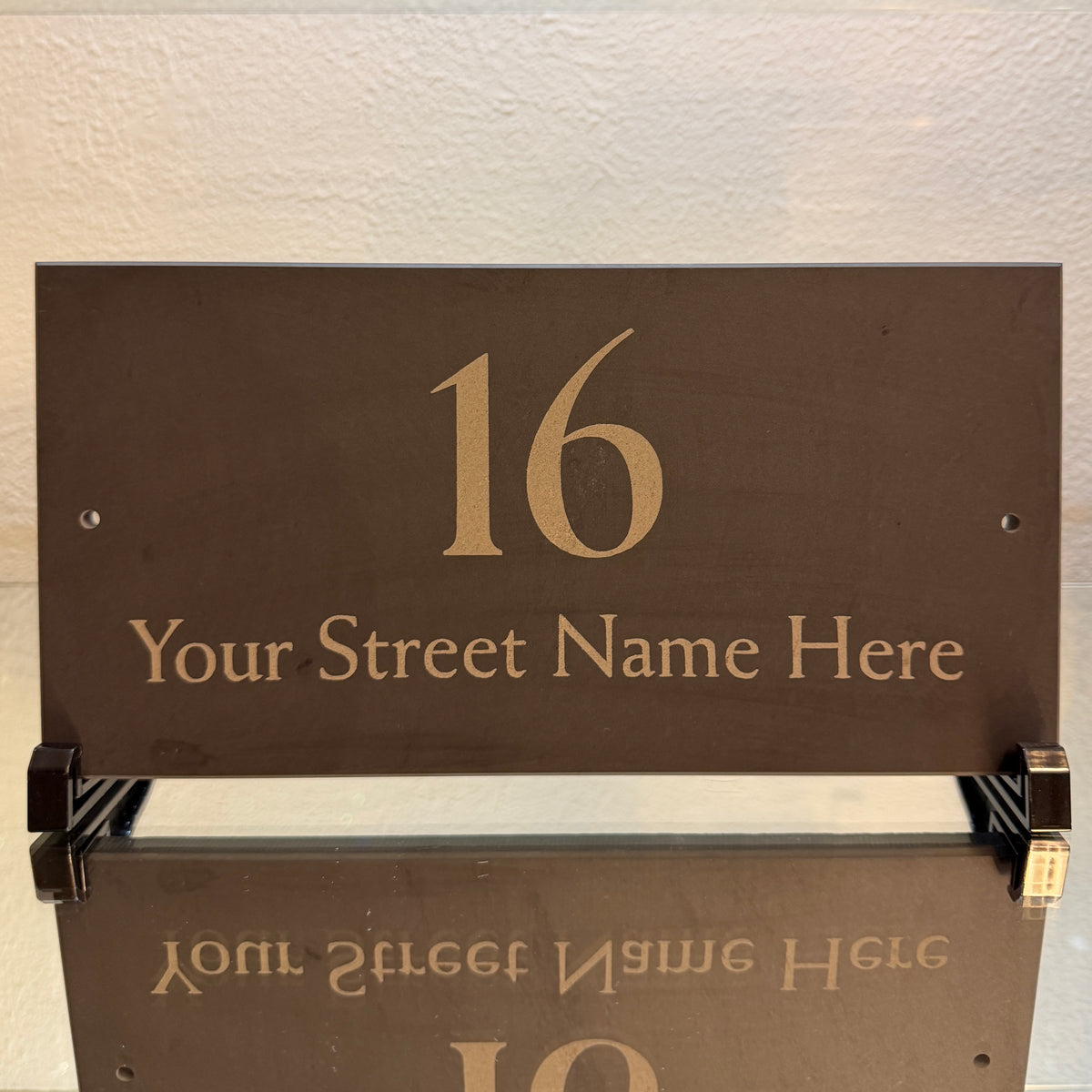 Large Slate House Number Sign | Personalised Address Plaque