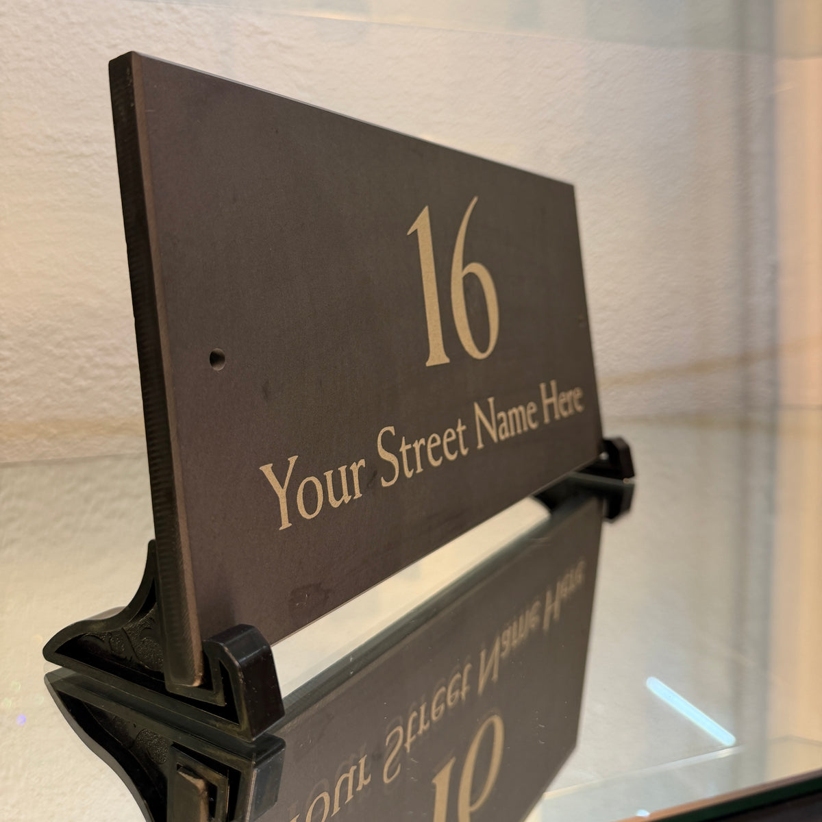 Large Slate House Number Sign | Personalised Address Plaque