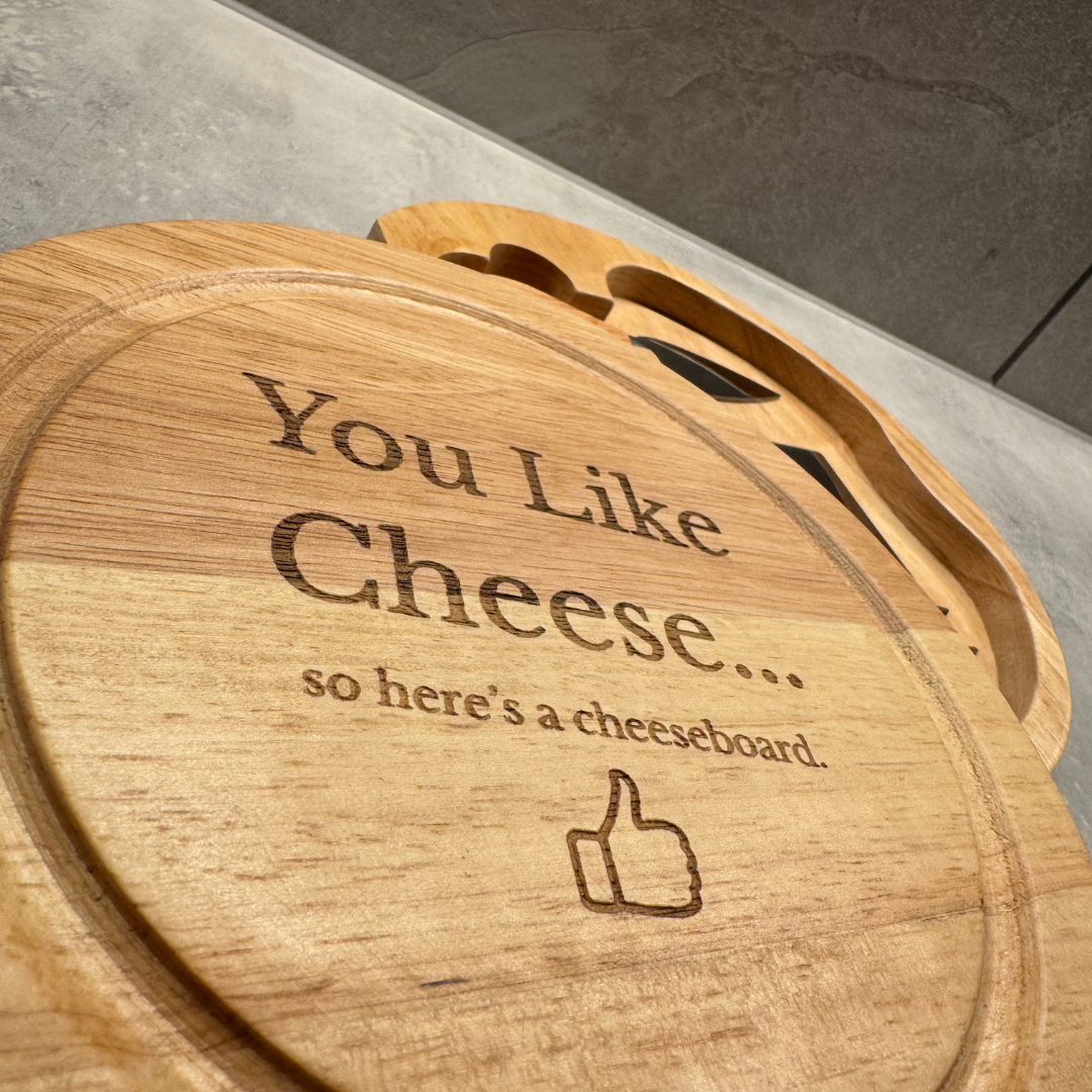 You Like Cheese... So here's a cheeseboard. | Hevea Cheeseboard (with tools)