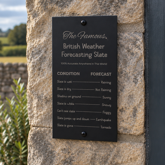 British Weather Forecasting Slate