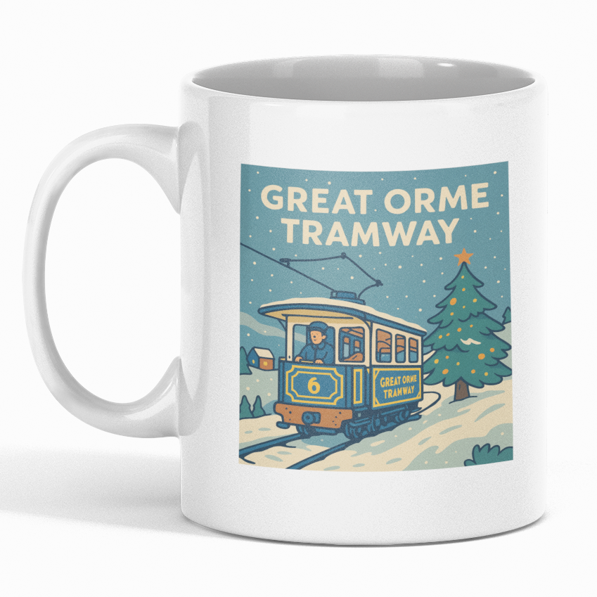 Great Orme Tramway 11oz Christmas Mug