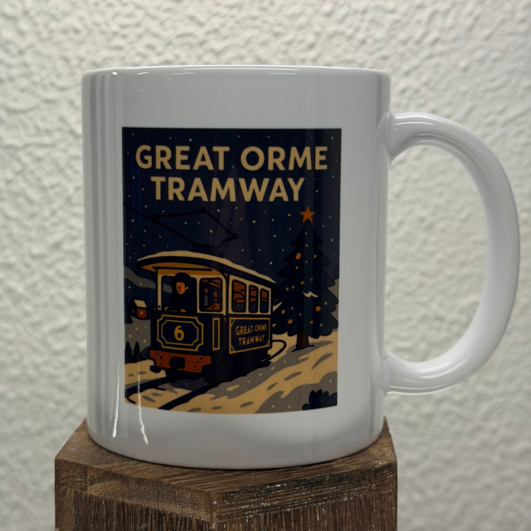 Great Orme Tramway 11oz Christmas Mug