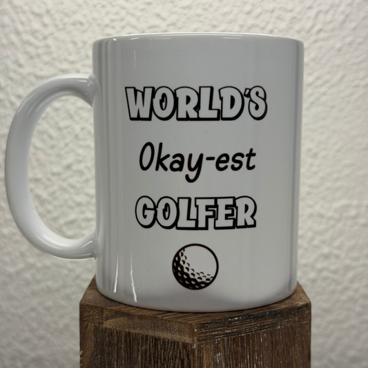 World's Okay-est Golfer Mug (11oz)