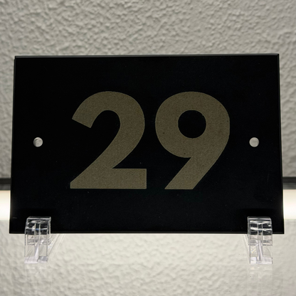 Small Slate House Number | Personalised Engraved Sign